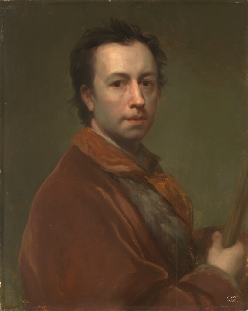 Antón Rafael Mengs. Autorretrato, 1761 – 1769 . Museo Nacional del Prado