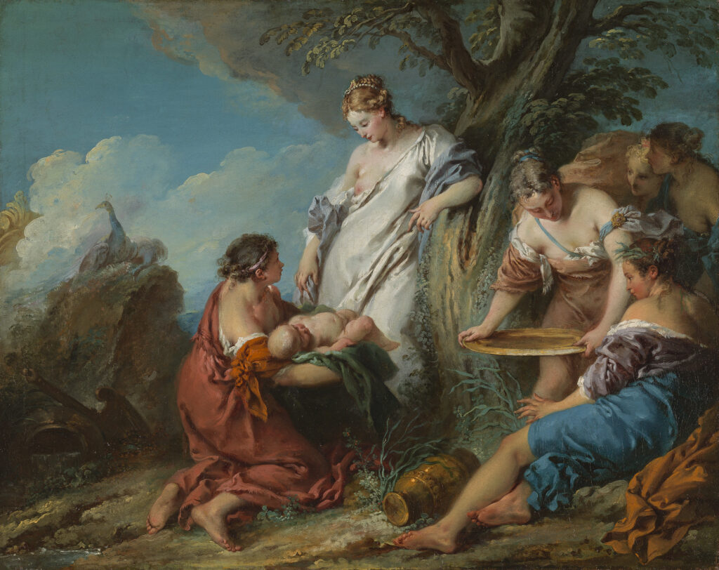 François Boucher. El nacimiento de Adonis, hacia 1730. Museo Nacional del Prado