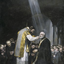 Francisco de Goya. Última comunión de San José de Calasanz, 1819. Colección Padres Escolapios, Madrid