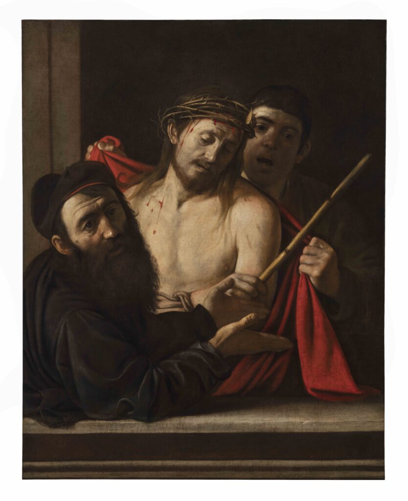 Michelangelo Merisi da Caravaggio. Ecce Homo (después de la restauración), 1605-1609. Cortesía de colección privada 