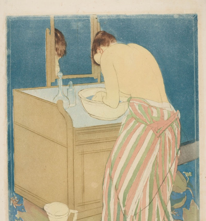 Mary Cassatt. Woman Bathing (La Toilette), 1890-1891. Van Gogh Museum