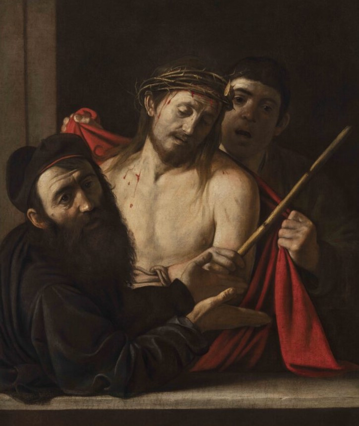 Michelangelo Merisi da Caravaggio. Ecce Homo (después de la restauración), 1605-1609. Cortesía de colección privada
