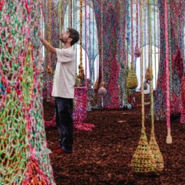 Ernesto Neto: crochet para el Grand Palais