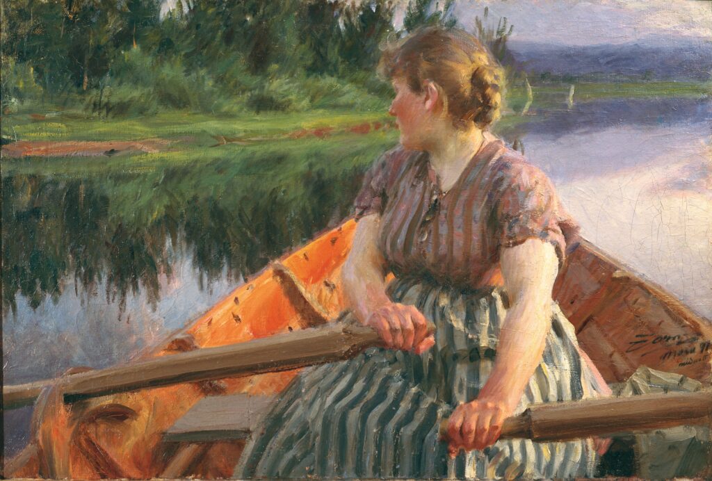 Anders Zorn. Medianoche, 1891. Zornmuseet, Mora