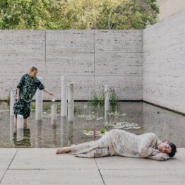 Lost Limits: Anne Glassner y Marit Wolters intervienen el Pabellón Mies van der Rohe