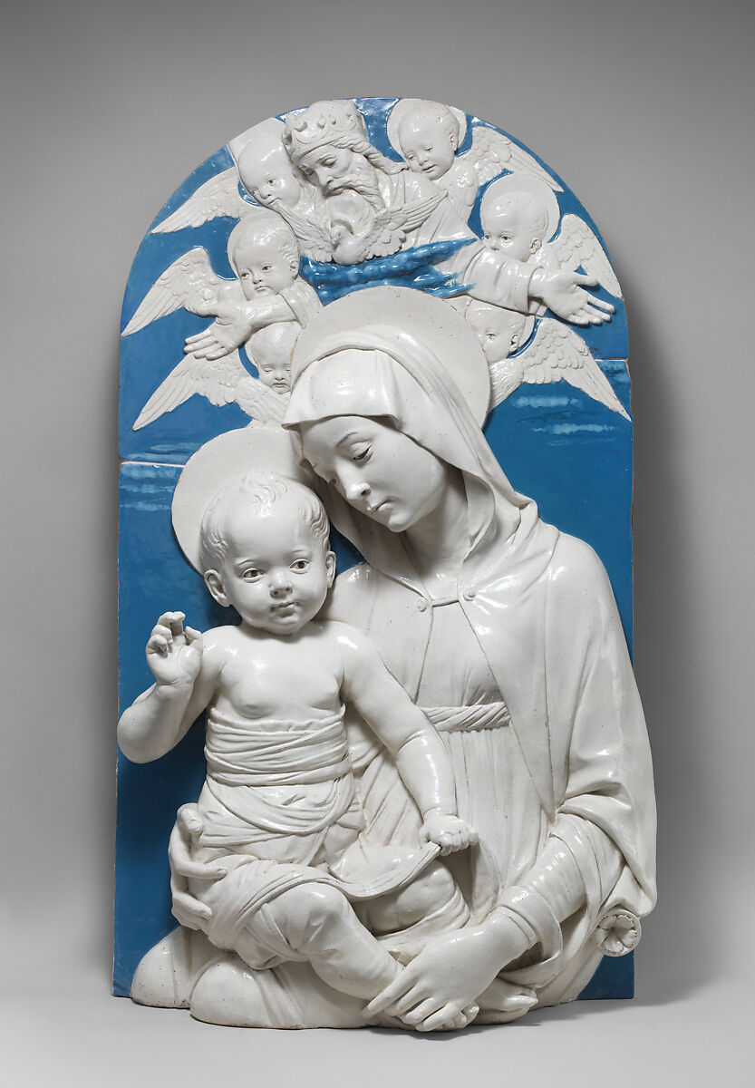Andrea della Robbia. The Lehman Madonna, hacia 1470–1475. Metropolitan Museum of Art