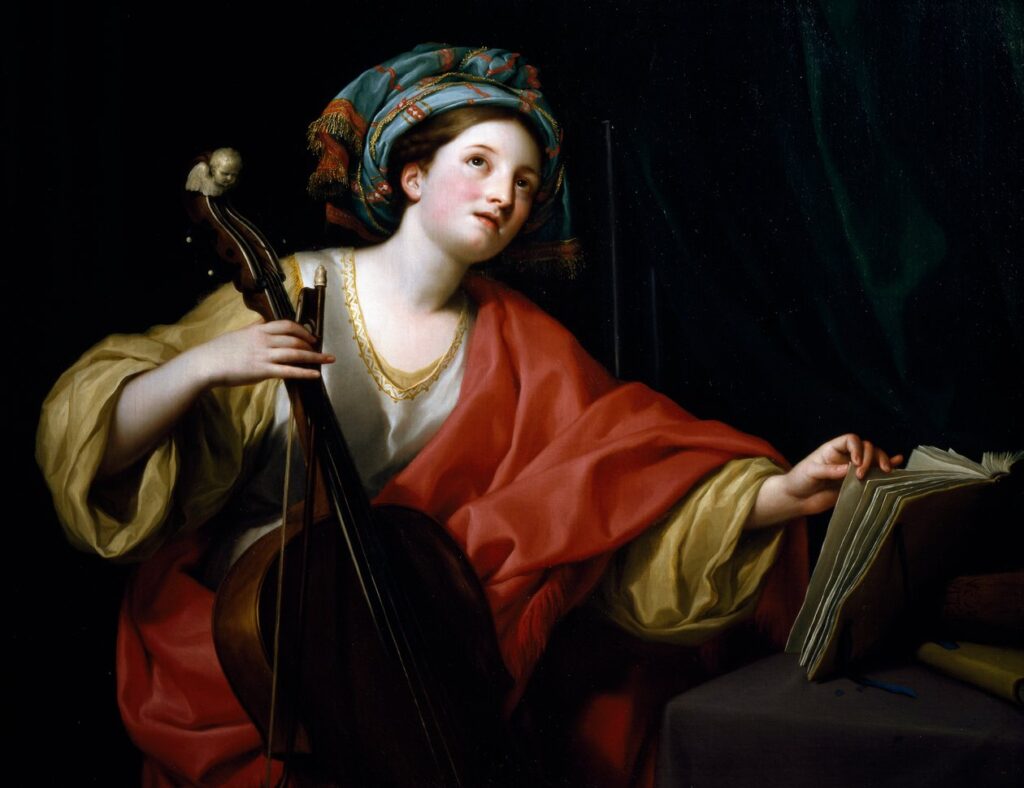 Anton Raphael Mengs. Santa Cecilia, hacia 1760