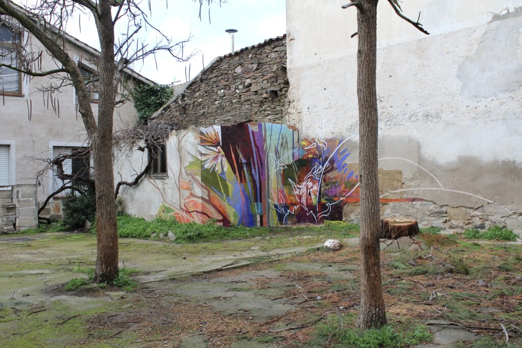 Mural de Raquel Coba en JUSTMAD 2026