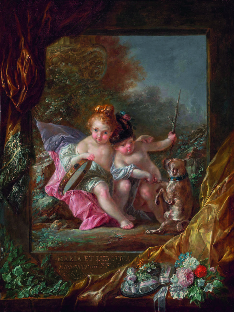 Luis Paret. María y Luisa, las hijas del pintor, 1783. Museo Nacional del Prado. Adquirido en 2025 gracias al Legado Juan José Luna