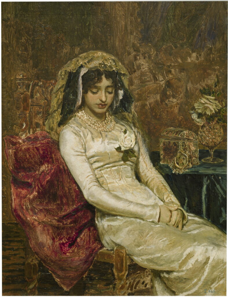 Antonio Muñoz Degrain. Antes de la boda, 1882. Museo Nacional del Prado