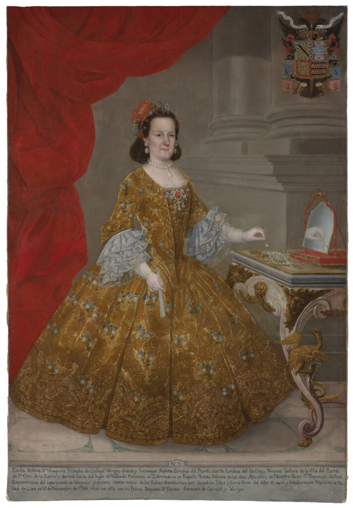 Pedro José Díaz. Doña Joaquina Nimpha de Carvajal y Vargas, condesa del Puerto. Museo Nacional del Prado. Depósito de la Colección Fundación Don Álvaro de Bazán, Madrid