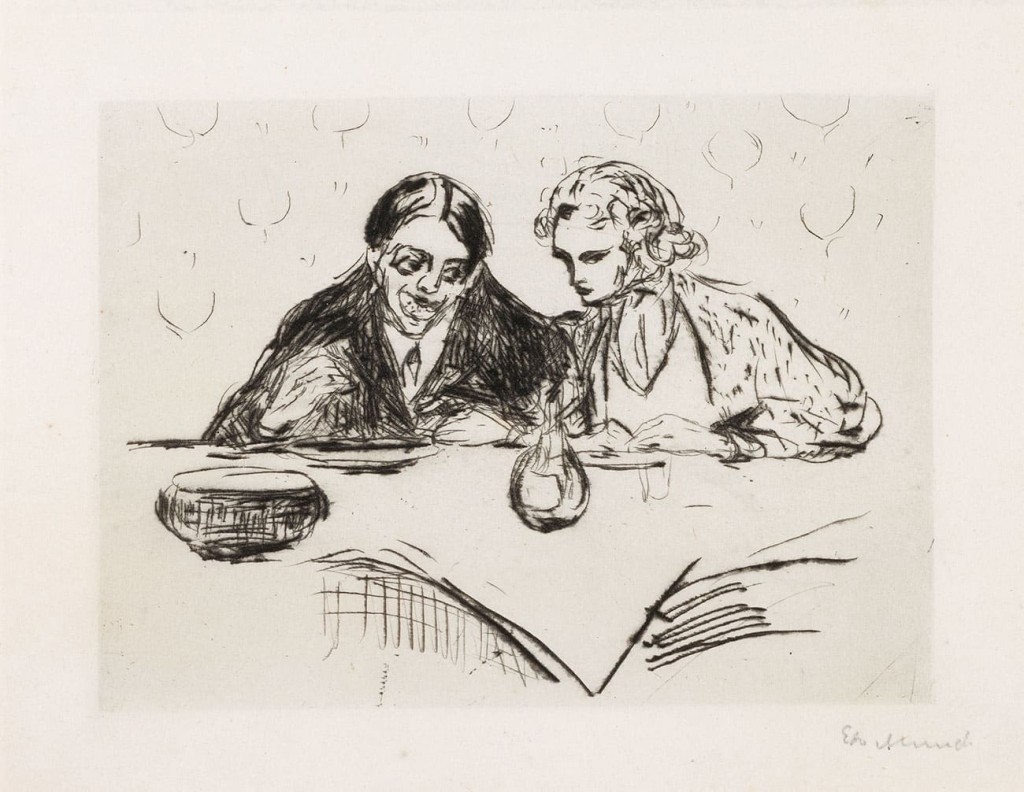 Edvard Munch. Evening Meal. Museum de Reede