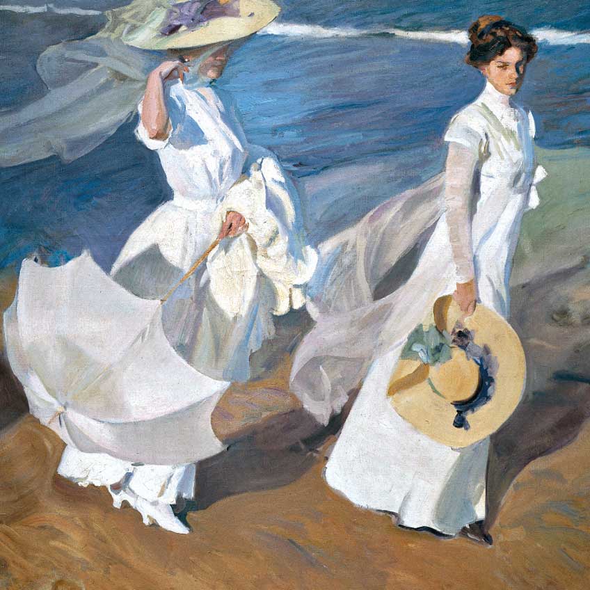 Joaquín Sorolla. Paseo a la orilla del mar, 1909. Fundación Museo Sorolla