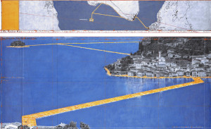 Christo. Proyecto para The Floating Piers, 2014