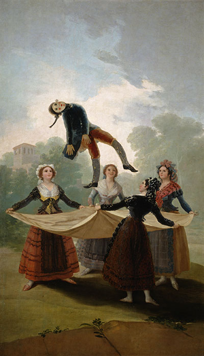 Francisco de Goya. El pelele, 1791-1792