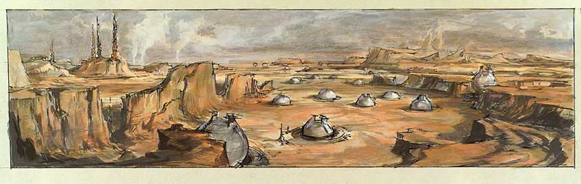 Erik Tiemens. Geonosis, ca. 1995–2005. Lucas Museum of Narrative Art, Los Angeles