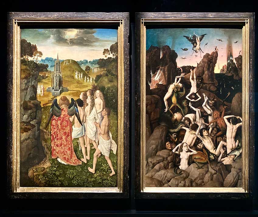 Dieric Bouts. Tablas del Juicio Final (1469-70). Palais des Beaux-Arts, Lille