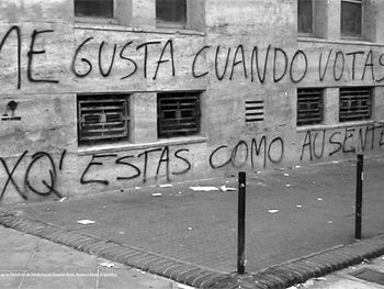 Carlos Motta. Graffitis ideológicos, 2005-2008