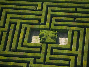 Laberinto de Hatfield House, Hertfordshire. Jason Hawkes, Londres