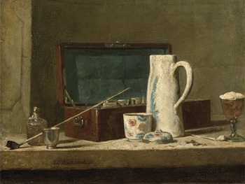 Chardin. La tabaquera, hacia 1737. Museo del Louvre