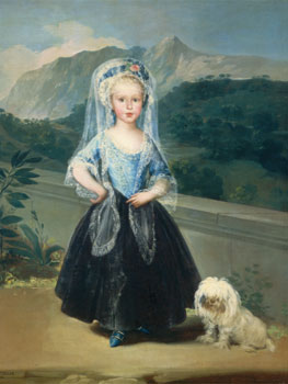 Francisco de Goya María Teresa de Borbón y Vallabriga, niña, en un Jardín, 1783. National Gallery of Art, Washington, Ailsa Mellon Bruce Collection