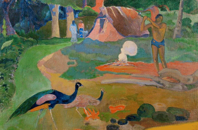Gauguin. Matamoe, 1892. Pushkin Museum of Fine Arts, Moscú