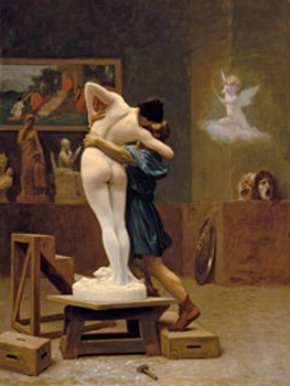 Jean-Leon Gerôme. Pigmalión y Galatea, 1892. Metropolitan Museum
