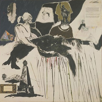 R.B. Kitaj. The murder of Rosa Luxemburg, 1960. R.B. Kitaj Estate, Tate Gallery