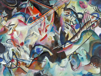 Wassily Kandinsky. Composición VI, 1913. San Petersburgo, State Hermitage Museum © Wassily Kandinsky. VEGAP. Madrid, 2011