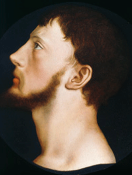 Hans Holbein el Joven. Sir Thomas Wyatt el joven, c 1540-1542. Colección privada. Cortesía de Weiss Gallery, Londres