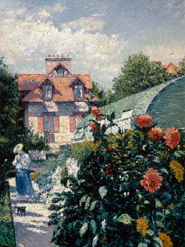 Gustave Caillebotte. Dalias, jardín de Petit-Gennevilliers, 1893. Colección privada