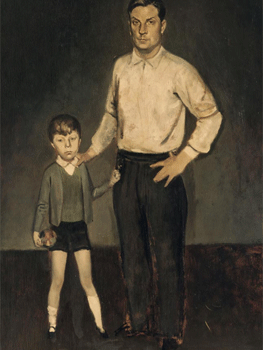 Balthus. Roger y su hijo, 1936. Centre Pompidou, MNAM-CCI