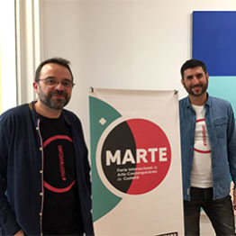 Joan Feliu y Nacho Tomás, directores de MARTE. Feria de Arte Contemporáneo de Castellón