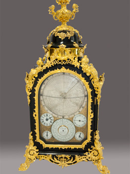Reloj de sobremesa bracket, hacia 1757