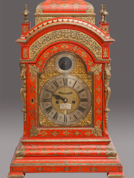 Reloj de sobremesa bracket, hacia 1734, Patrimonio Nacional. Palacio Real, Madrid