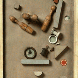 Kurt Schwitters. Merz Picture 46 A. The Skittle Picture 1921