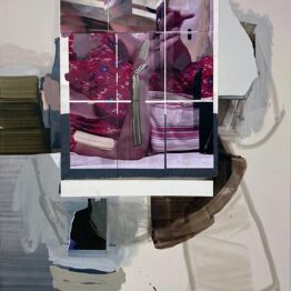 Jorge Julve. ST (cuerpo-medida-pintura), 2021. Galería Daniel Cuevas