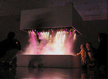 Pierre Huyghe, L'Expédition Scintillante, Act II: Untitled (light show), 2002