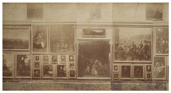 Panorama de la Galería Central del Museo del Prado, 1882-1883, J. Laurent & Cía