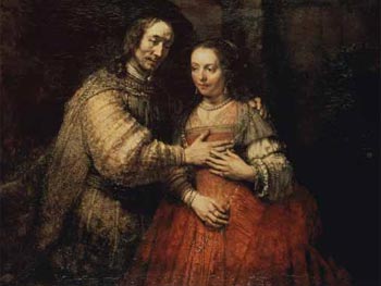 Rembrandt. The Jewish Bride, 1667 (Rijksmuseum Amsterdam)