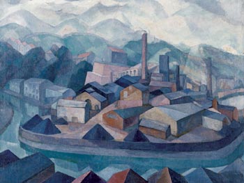 Daniel Vázquez Díaz. La fábrica dormida, 1925
