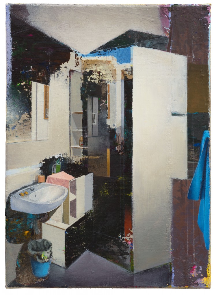 Carlos Sagrera. Painting the bathroom iV, 2016