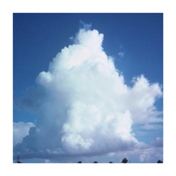 Iñigo Manglano-Ovalle, Cloud, Seated Figure / Nube, Figura sentada, 2002 - Fotografía en color sobre plexiglás