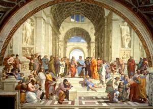 Rafael. Escuela de Atenas, 1509