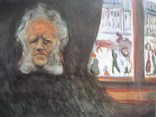Munch. Henrik Ibsen en el Grand Café, 1898