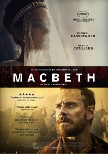 Macbeth cartel de la película de Michael Fassbender y Marion Cotillard