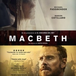 Macbeth cartel de la película de Michael Fassbender y Marion Cotillard