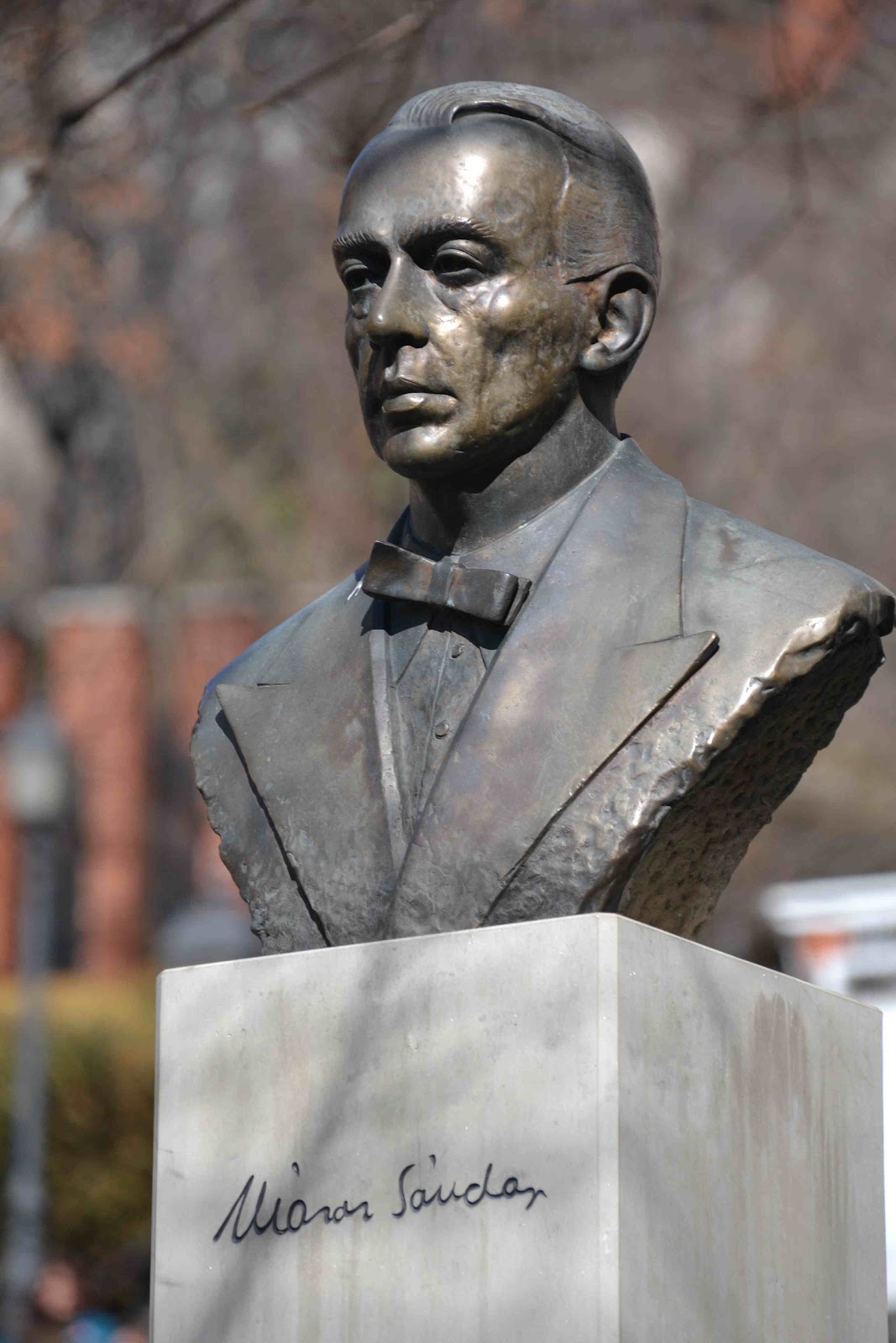 Busto de Sándor Marai en Budapest