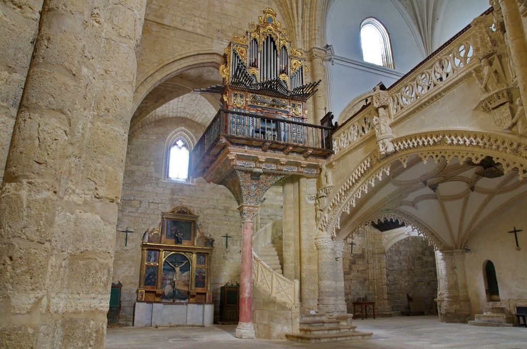 Interior de la iglesia de san Hipólito. Támara de Campos, Palencia