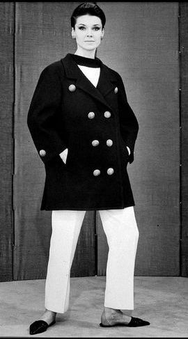 Yves Saint Laurent. Primer chaquetón marinero